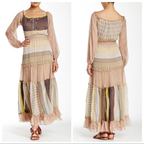 *LAST ONE* 70's Style Caroline Boho Gypsy Dress - Picture 3 of 8